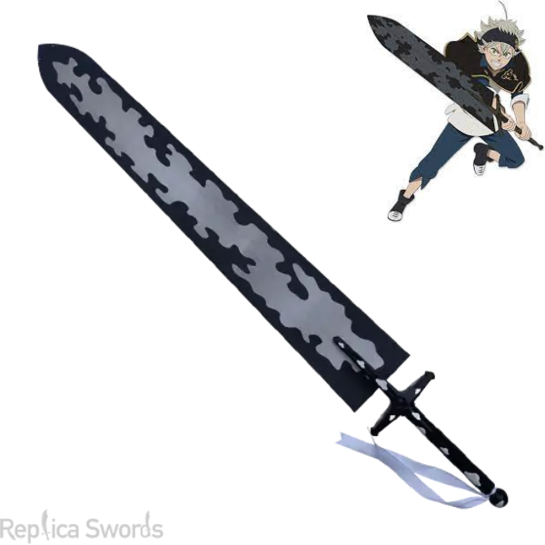 Black Clover Asta Demon Slayer Sword Life Size Metal Replica