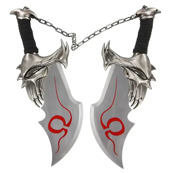 God of War Kratos Blades of Chaos Pair Life Size Replica