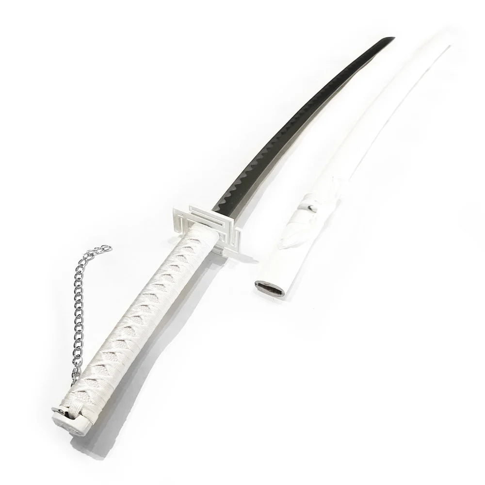 katana sword of hollow ichigo zangetsu white from bleach
