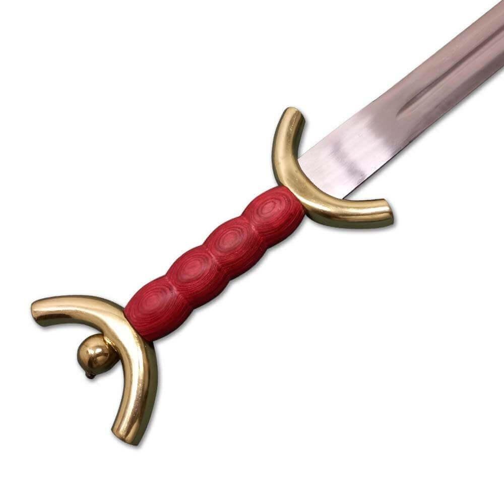 Boudica Celtic War Sword Red Brass Handmade