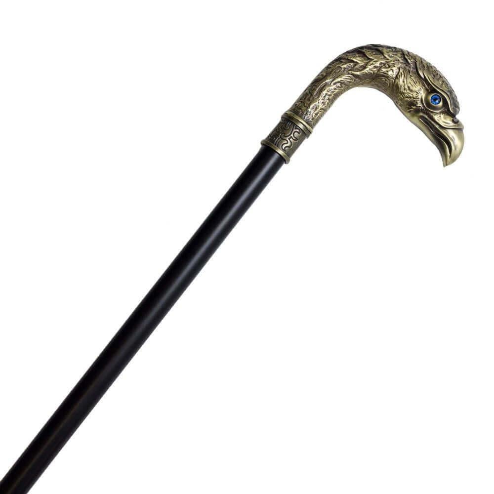 Brass Eagle Head Cane Sword Walking Stick Hidden Blade