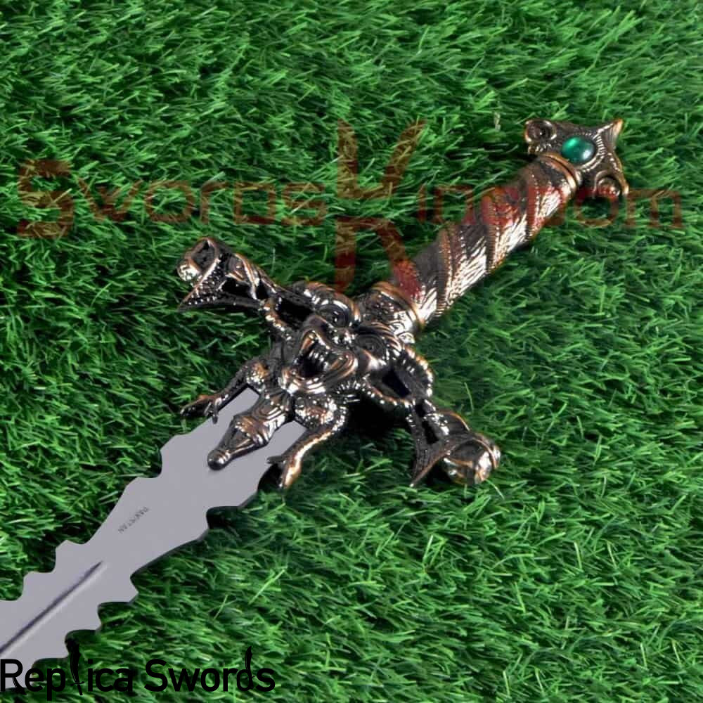 Gold and Ruby Merlin Sword Life Size Replica