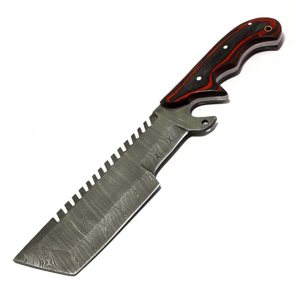 Tracker Hunting Knife Survival Fixed Blade With Sheath
