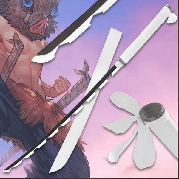 Inosuke Hashibara Nichirin Katana Sword Replica