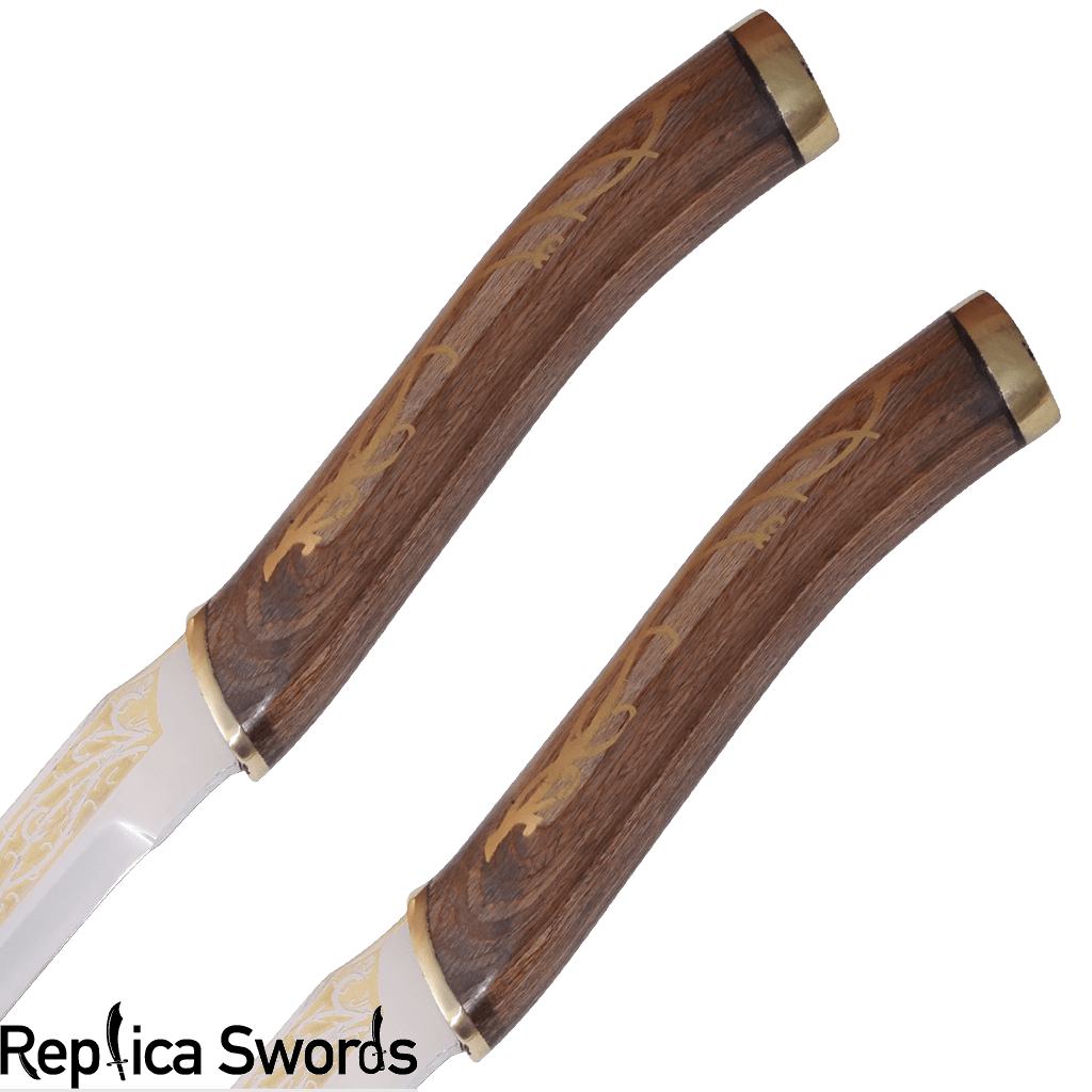 LOTR Legolas Swords Fighting Knives Pair Of Daggers