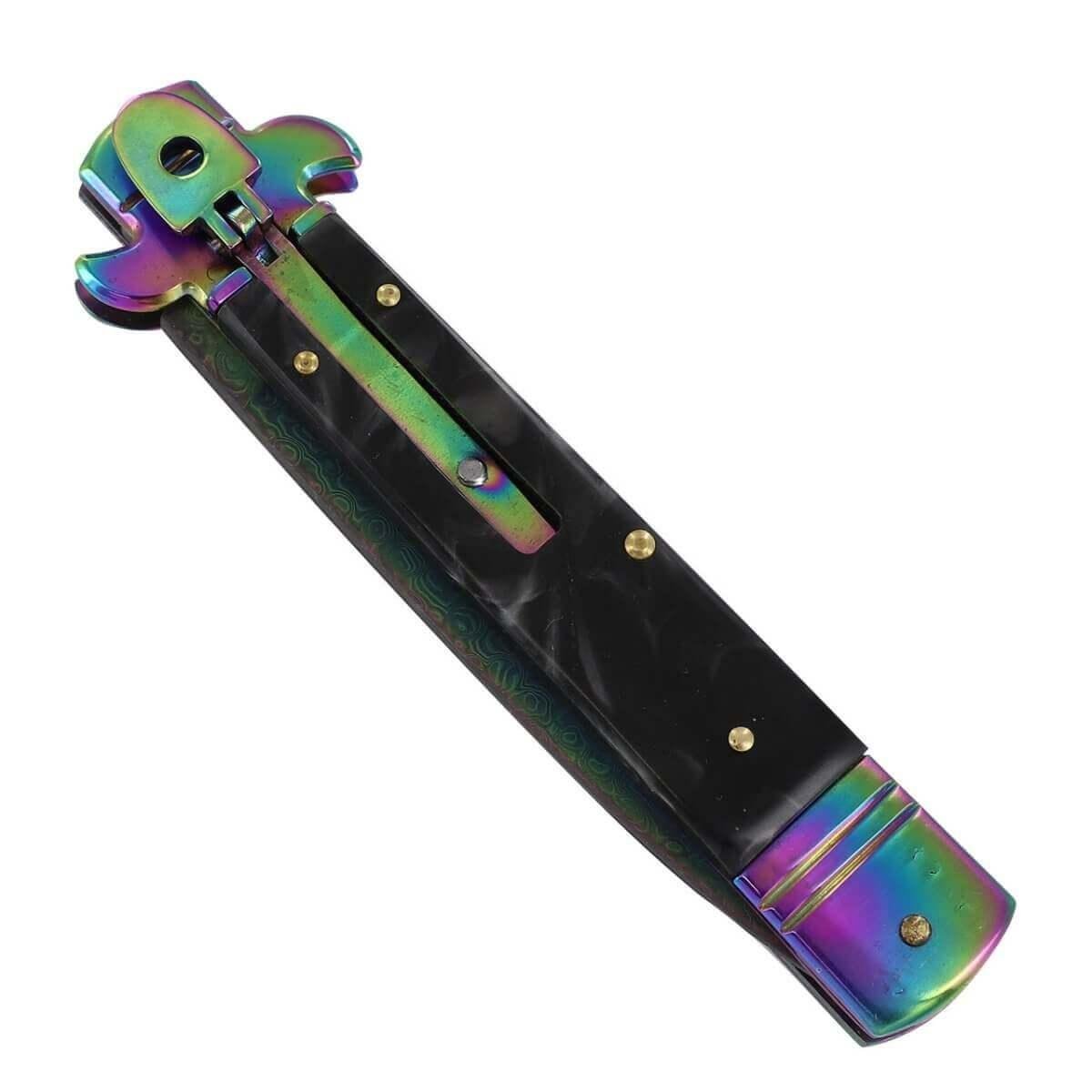 Poison Jab Titanium Stiletto Lever Lock Automatic Knife