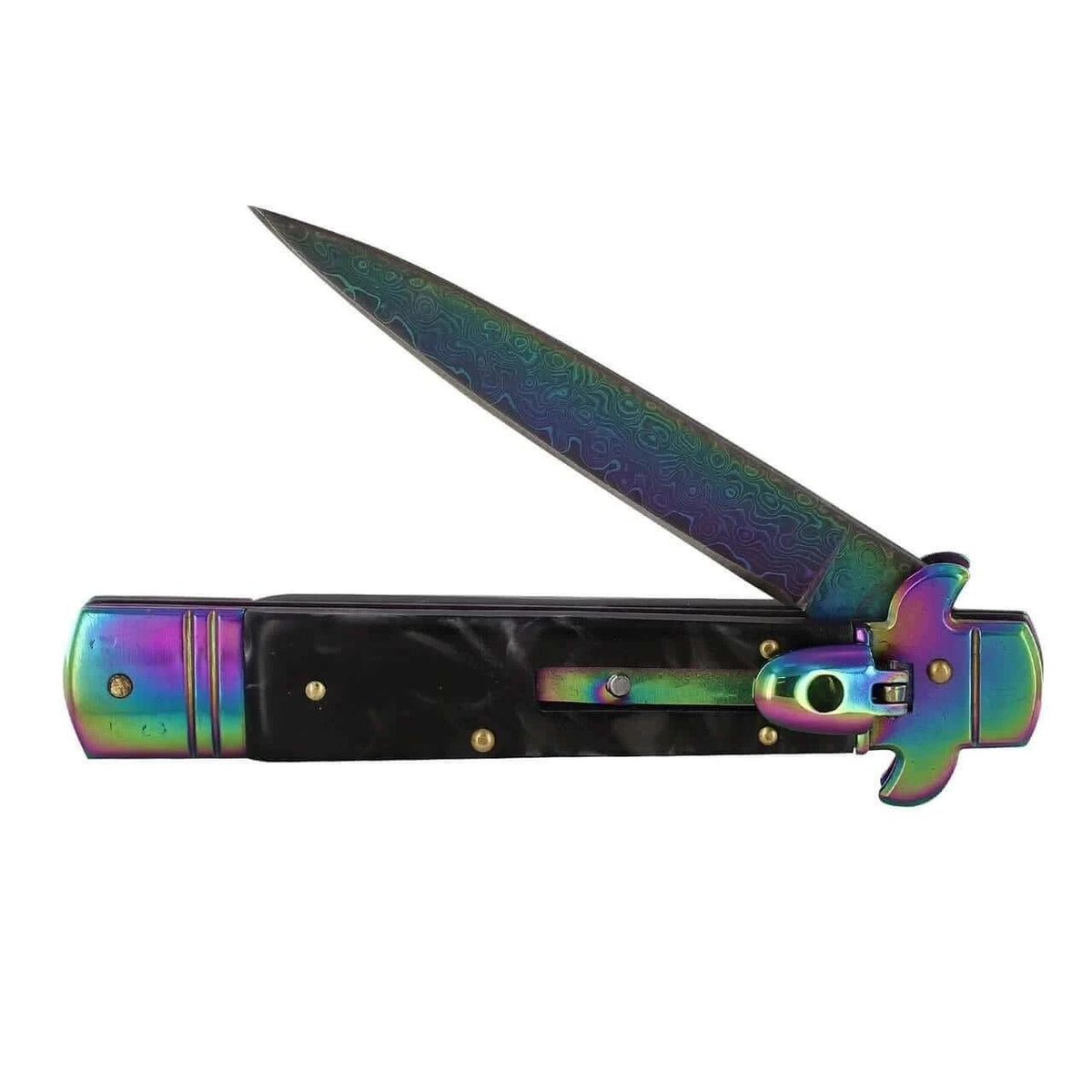 Poison Jab Titanium Stiletto Lever Lock Automatic Knife
