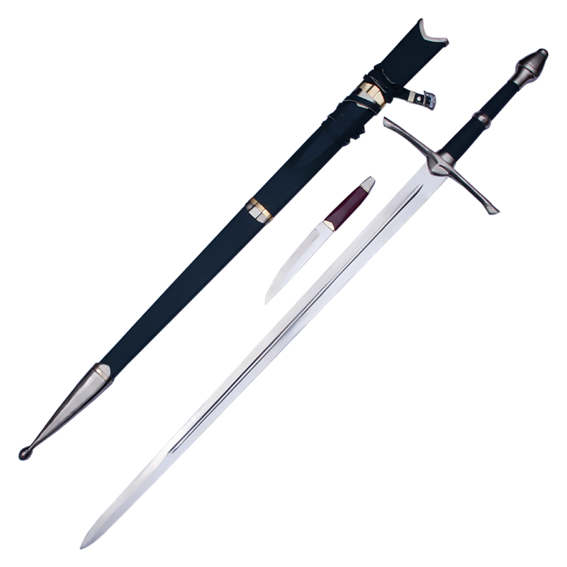 LOTR Aragorn Strider Ranger Sword Life Size Metal Replica