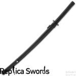 Black Gankyil Katana Sword Life Size Replica With Scabbard - Image 2