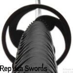 Black Gankyil Katana Sword Life Size Replica With Scabbard - Image 3