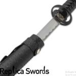 Black Gankyil Katana Sword Life Size Replica With Scabbard - Image 4