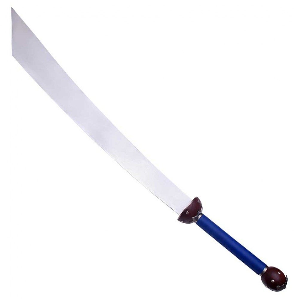 chinese-sword-with-blue-hilt.jpg Medieval Chinese Sword with Blue Hilt - Image 1