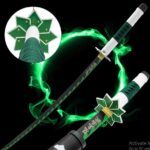 Sanemi Shinazugawa Green Nichirin Katana Sword