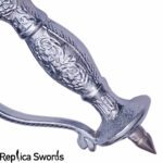Indian Ruler Tipu Sultan Sword Silver Life Size Replica - Image 3