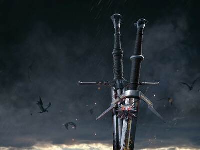 wallpapersden.com the witcher 3 wild hunt sword 10000x7817 400x300 1