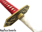 Bleach Isshin Kurosaki Engetsu Sword Scathing Moon Katana Replica