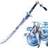 Genshin Impact Kamisato Ayato Haran Geppaku Futsu Sword Replica