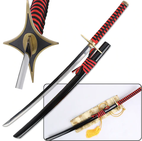 Rojuro_Otoribashi_Bleach_Sword_1_large_1ff26210-536f-43c4-98f1-a8fa00255160_800x Rojuro Otoribashi Kinshara Katana Sword Replica - Image 1