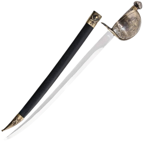 2 Captain Jack Sparrow Cutlass Sword Replica - Image 1