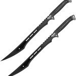 Zombie Apocalypse Doomsday Wicked Skull Twin Slayer Tactical Hunting Knife