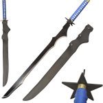 Black Rock Shooter Mato Kuroi Crooked Katana Sword Replica