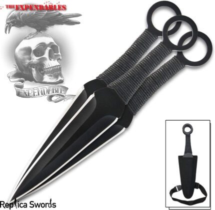 Expendables Kunai Thrower Knife Set Licensed Replica