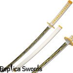 Zenitsu Agatsuma Sword - Yellow Nichirin Blade - DemonSlayer Katana Replica