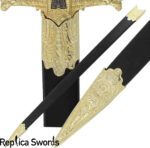 King Solomon Sword Full Size Black Metal Replica