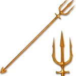The Atlantean King's Golden Trident – Full-Metal Replica