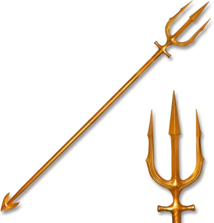 The Atlantean King's Golden Trident – Full-Metal Replica