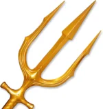 The Atlantean King's Golden Trident – Full-Metal Replica