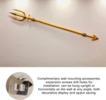 The Atlantean King's Golden Trident – Full-Metal Replica